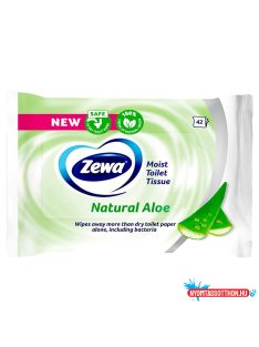 Toalettpapír nedves 42 lap/csomag Zewa Aloe Vera