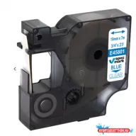   Utángyártott DYMO D1 45801 19mm x 7m átlátszó-kék S0720810