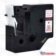   Utángyártott DYMO D1 45805 19mm x 7m fehér-piros #S0720850