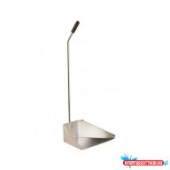 Szemetes lapát fém galvanizált hosszú nyéllel Aricasa