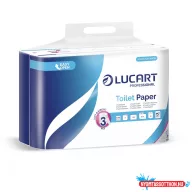   Toalettpapír 3 rétegû 140 lap/tekercs 100 % cellulóz hófehér 24 tekercs/csomag 3.24 Strong Lucart_811C78