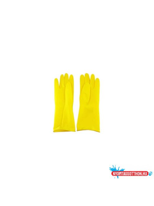 Gumikesztyű XL háztartási pár Safety First sárga