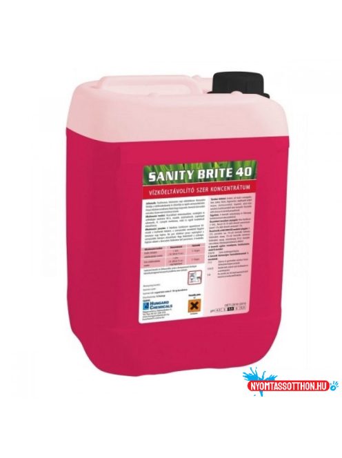 Vízkõoldó 5000 ml Sanity Brite 40