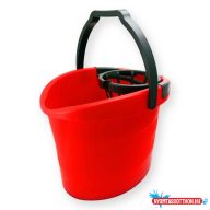   Felmosó vödör 18 literes ovális csavaró kosárral piros Bonus_B739