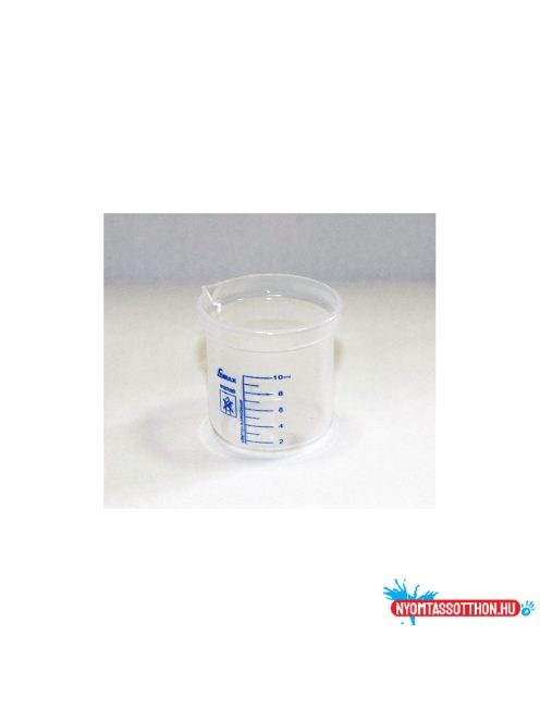 Mérőedény műanyag mércés 10 ml skálázott