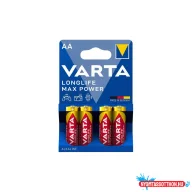 Elem AA ceruza LR06 Longlife max Power 4 db/csomag*, Varta