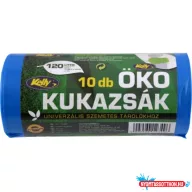   Szemeteszsák önzáró szalaggal 120 liter 10 db/tekercs Kelly