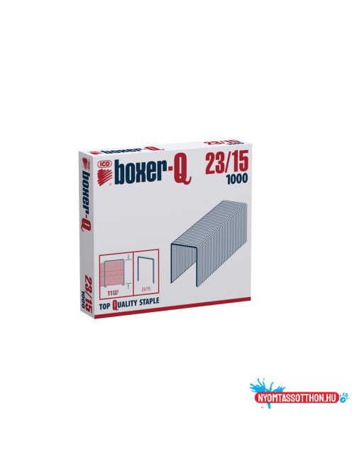 Tűzőkapocs 23/15 dobozos Boxer -Q