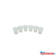 Pohár kávés 92 ml üveg 6 db/csomag