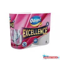   Háztartási papírtörlő 3 rétegű 2 tekercs/csomag 75 lap/tekercs Ooops! Excellence