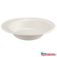   Tányér leveses 750 ml komposztálható cukornád natúr 50 db/csomag