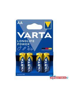 VARTA Longlife Power Alkáli Ceruza Elem AA B4 (4db/csomag)*