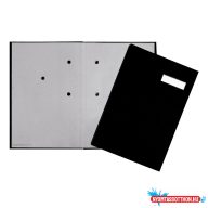   Aláírókönyv, 20lap, A4 Pagna 24191 vászon borító fekete