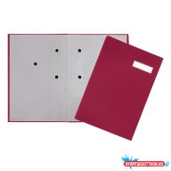   Aláírókönyv, 20lap, A4 Pagna 24192 műanyag borító, piros