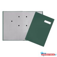   Aláírókönyv, 20lap, A4 Pagna 24192 műanyag borító, zöld