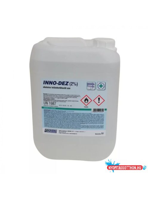 Felületfertőtlenítő 5 liter alkoholos INNO-DEZ 2%