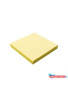 Jegyzettömb öntapadó, 76x76mm, 100lap, 12 tömb +12 tömb ajándék 3M 654 Post-It, sárga