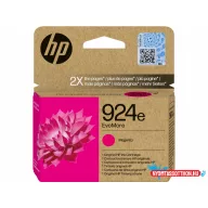  HP 4K0U8NE Tintapatron Magenta 800 oldal kapacitás No.924e EvoMore