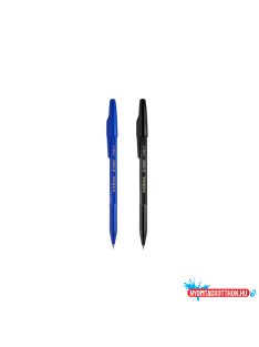   Golyóstoll 0,7mm, kupakos, fekete  B1000 Zebra, írásszín fekete (db)