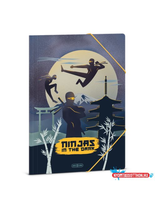  Ars Una Ninjas in the dark A/4 gumis dosszié 
