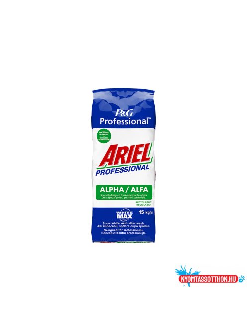 Mosópor 15 kg Ariel Alfa Whitemax