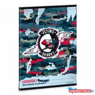 Ars Una Flying Sharks A/5 leckefüzet