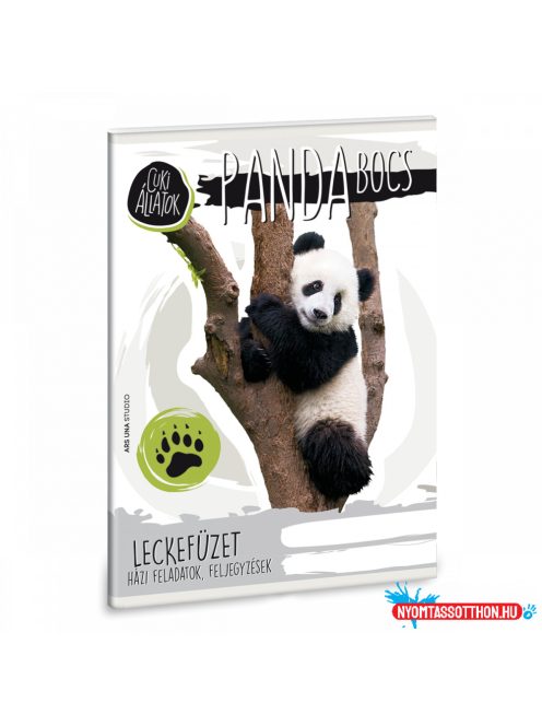 Ars Una Cuki Állatok - Panda A/5 leckefüzet