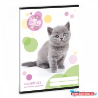   Ars Una Cuki Állatok - Brit rövidszőrű macska A/5 leckefüzet