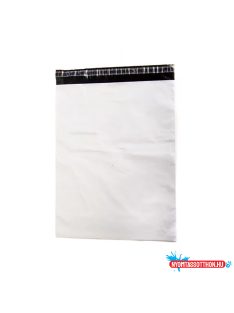   Futártasak, 450x550 + 50 mm. szilikonos záródás Coex Fehér/Fekete