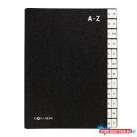 Előrendező karton A-Z nyitott Pagna fekete