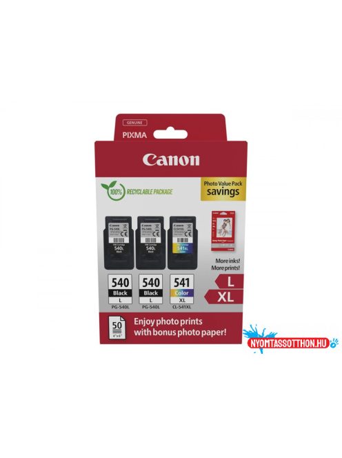 Canon PG-540Lx2 + CL-541XL Tintapatron Multipack 2x11 ml + 1x15ml