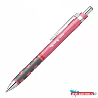   Golyóstoll tearózsa test, Rotring Tikky III, írásszín kék