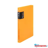   Gyűrűskönyv A4, 4 gyűrűs 2cm gerinc PP,  Karton P+P Opaline narancs