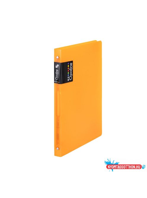 Gyűrűskönyv A4, 4 gyűrűs 2cm gerinc PP,  Karton P+P Opaline narancs