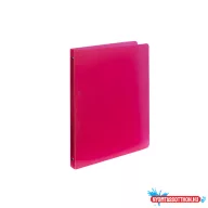   Gyűrűskönyv A4, 4 gyűrűs 2cm gerinc PP,  Karton P+P Opaline piros