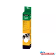   Spirál mûanyag, 12mm, 56-80lap, 100 db/doboz, Fellowes(R) fehér