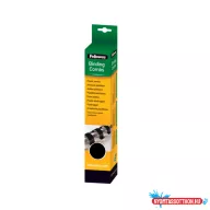   Spirál mûanyag, 12mm, 56-80lap, 100 db/doboz, Fellowes(R) fekete