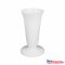 Talpas váza 16 x 29 cm műanyag fehér