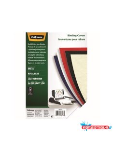   Hátlap, A4, 250 g, matt, Fellowes(R) Delta, 100 db/csomag, királykék