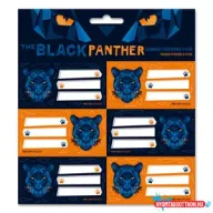 Ars Una Black Panther csomagolt füzetcímke (3x6 db)