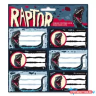 Ars Una Raptor csomagolt füzetcímke (3x6 db)
