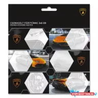 Lamborghini csomagolt füzetcímke (3x6 db)