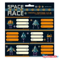 Ars Una Space Race csomagolt füzetcímke (3x6 db)