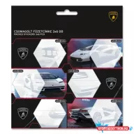 Lamborghini csomagolt füzetcímke (3x6 db)