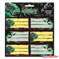 Ars Una T-Rex csomagolt füzetcímke (3x6 db)