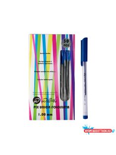 Golyóstoll eldobható kupakos Willgo, írásszín kék