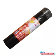   Szemeteszsák önzáró szalaggal  60 liter 58 x 68 cm 10 db/tekercs Glossy fekete