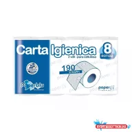   Toalettpapír 2 rétegű kistekercses 190 lap/19,55 m/tekercs 8 tekercs/csomag_ID8S190F8