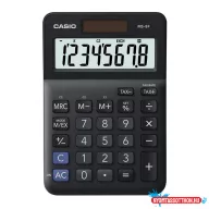   Számológép asztali 8 digit nagy, döntött kijelző Casio MS 8 F fekete