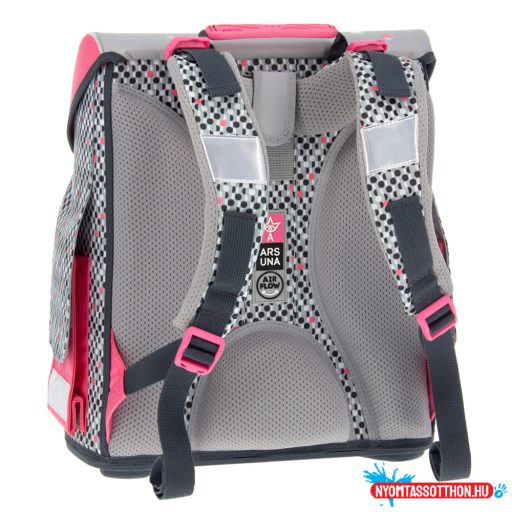 Ars Una Think Pink mágneszáras iskolatáska